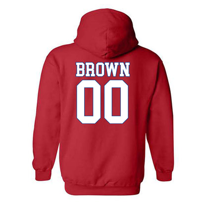 SMU - NCAA Football : Carterrious Brown - Hooded Sweatshirt-1