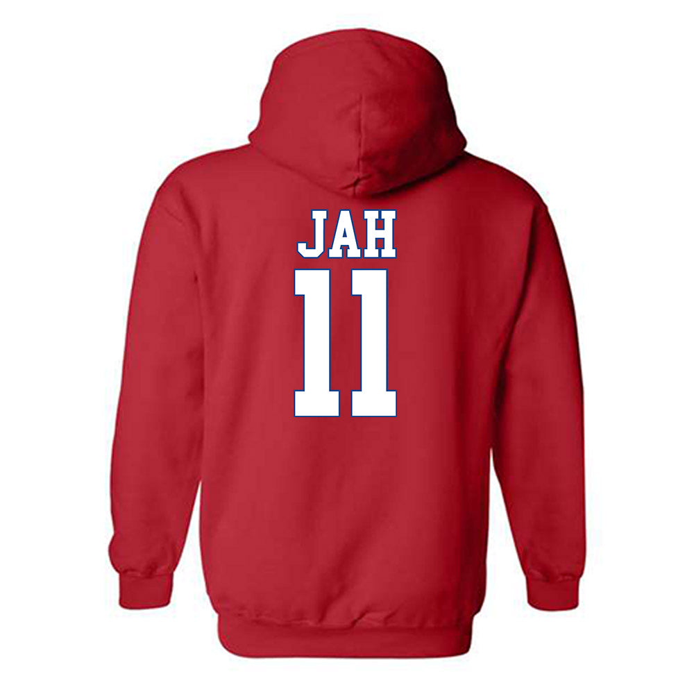 SMU - NCAA Women's Basketball : Sahnya Jah - Hooded Sweatshirt-1