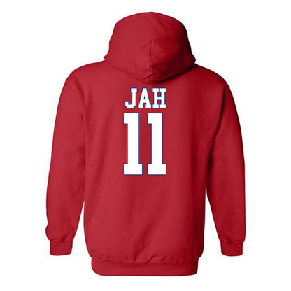 SMU - NCAA Women's Basketball : Sahnya Jah - Hooded Sweatshirt-1