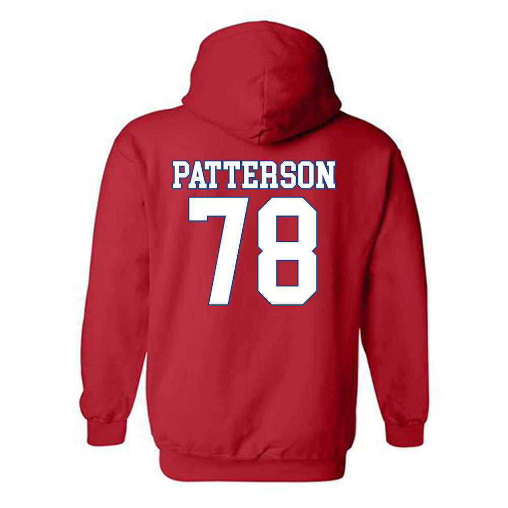 SMU - NCAA Football : Paris Patterson - Hooded Sweatshirt-1