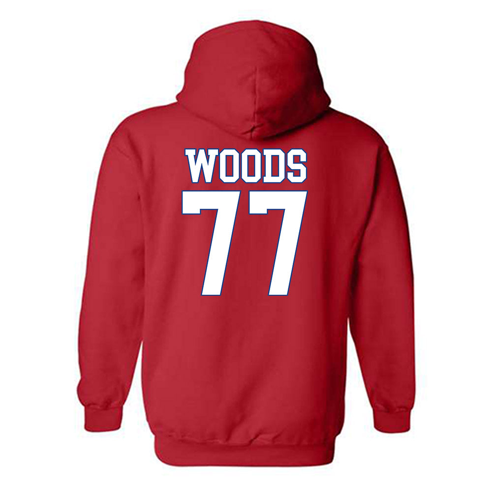 SMU - NCAA Football : Alexzander Woods - Hooded Sweatshirt-1