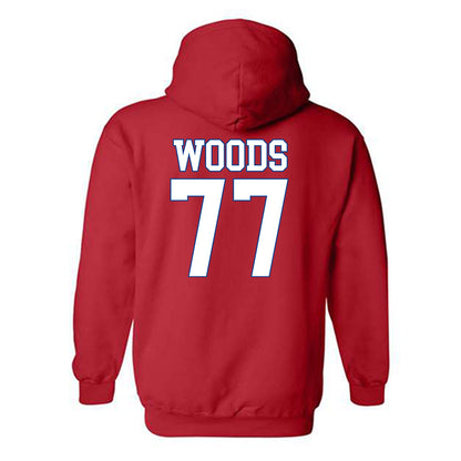 SMU - NCAA Football : Alexzander Woods - Hooded Sweatshirt-1