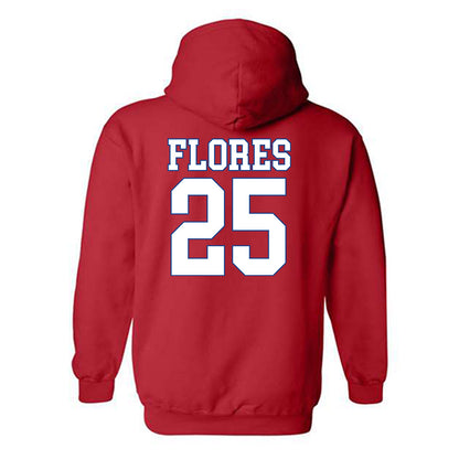 SMU - NCAA Men's Soccer : Luis Flores - Hooded Sweatshirt-1