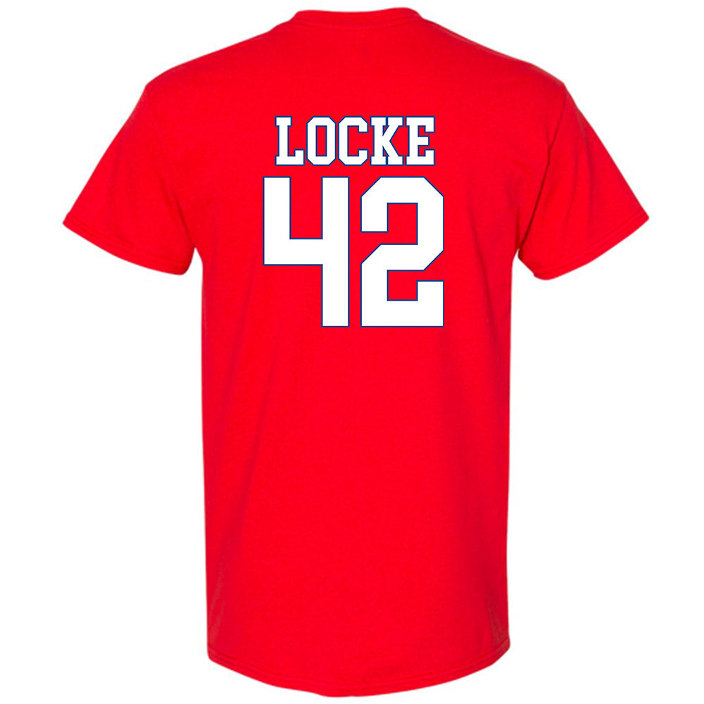 SMU - NCAA Football : Will Locke - T-Shirt-1