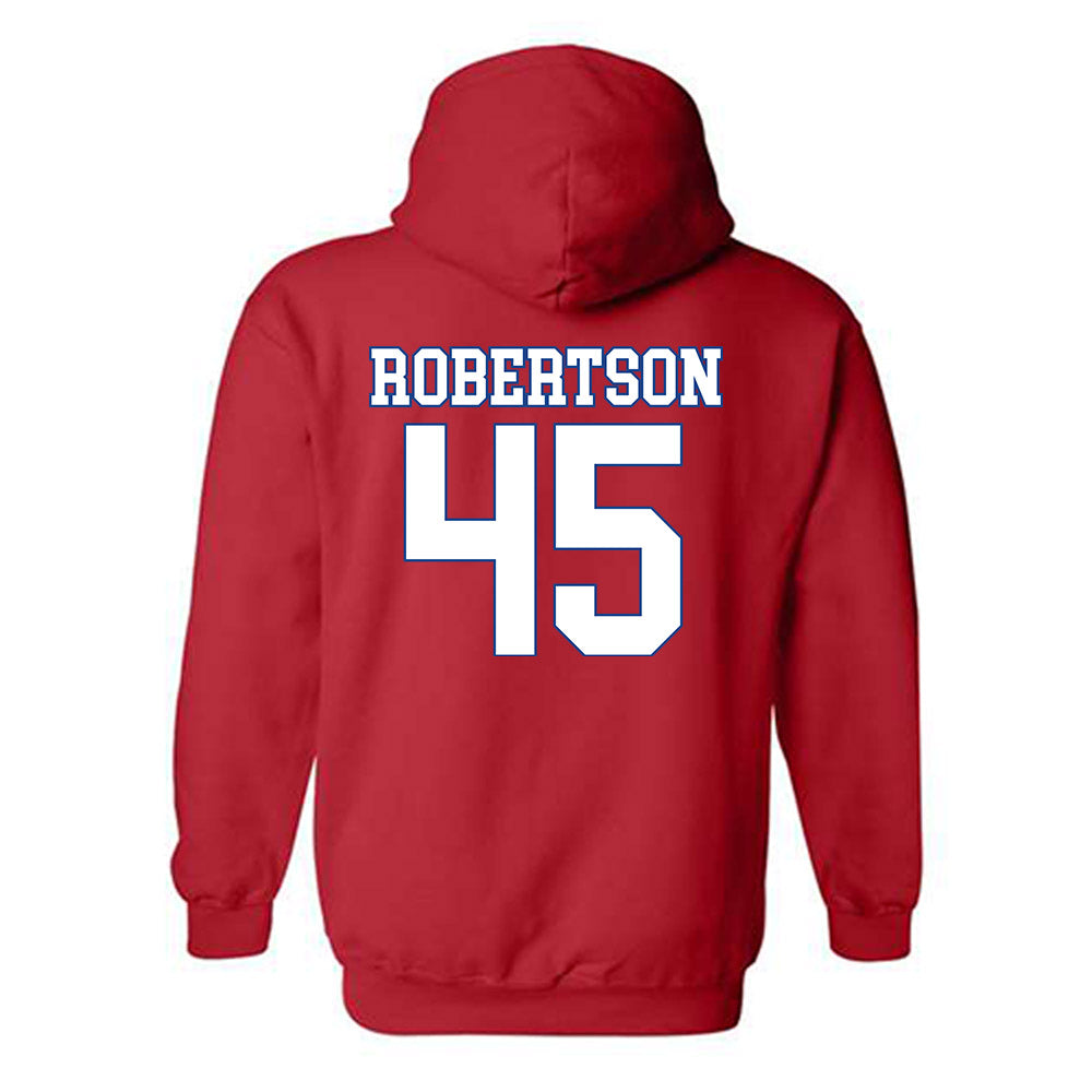 SMU - NCAA Football : Isaiah Robertson - Hooded Sweatshirt-1