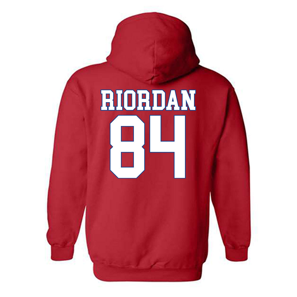SMU - NCAA Football : Tripp Riordan - Hooded Sweatshirt-1