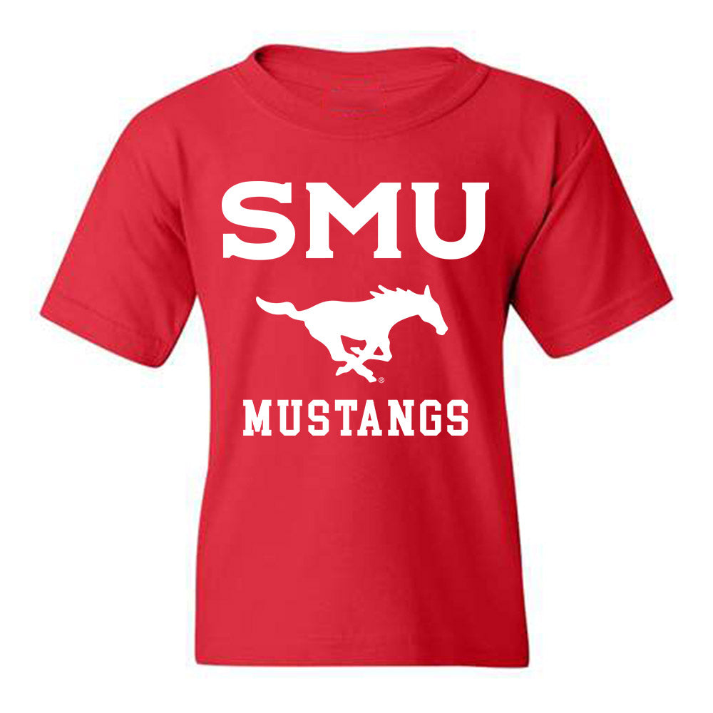 SMU - NCAA Men's Swimming & Diving : Davis Edwards - Youth T-Shirt