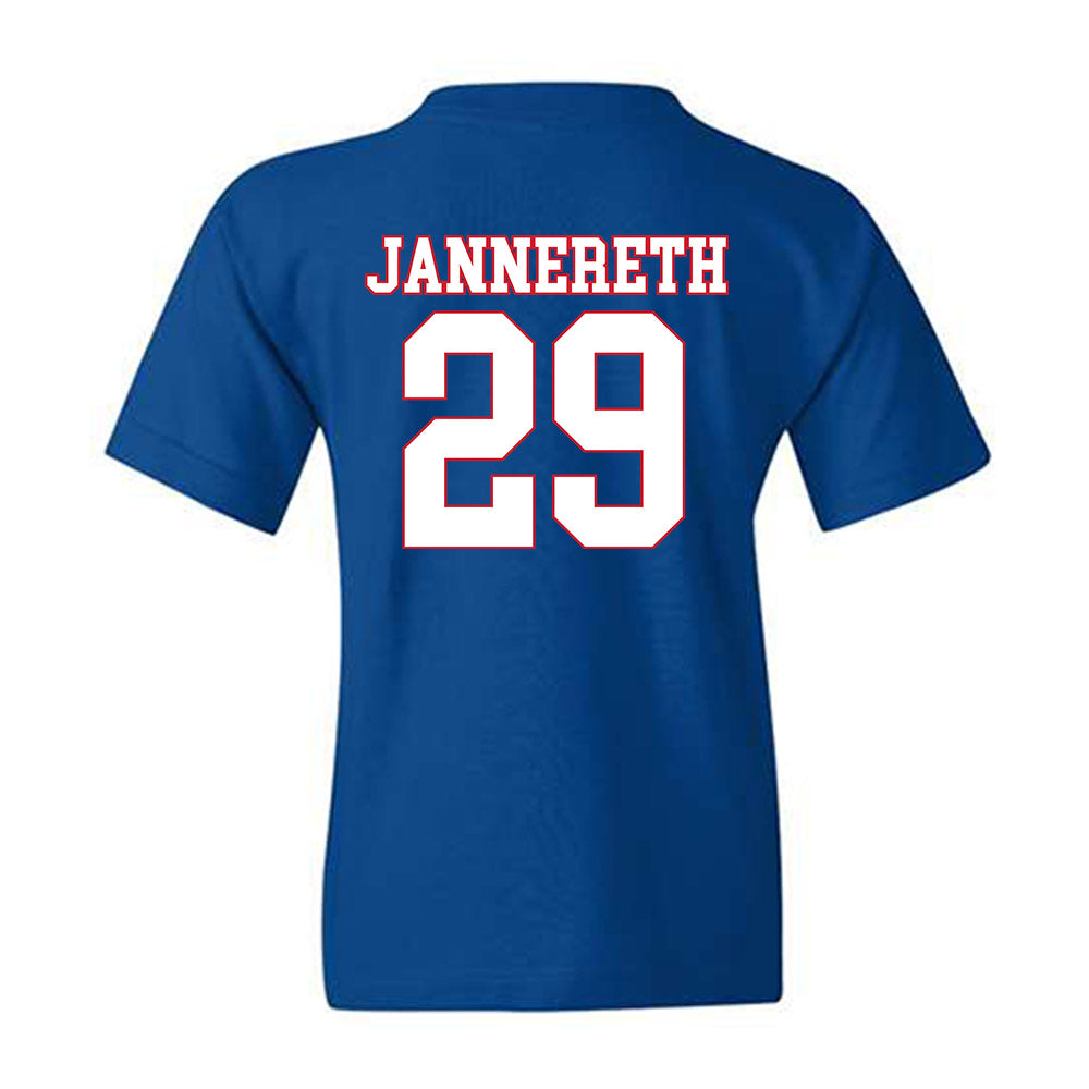 SMU - NCAA Women's Soccer : Libby Jannereth - Youth T-Shirt-1