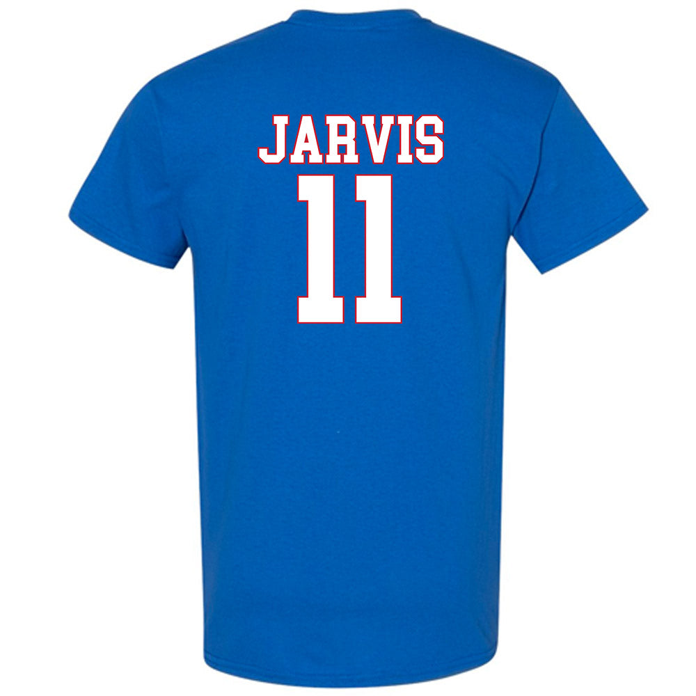 SMU - NCAA Men's Basketball : Sam Jarvis - T-Shirt-1