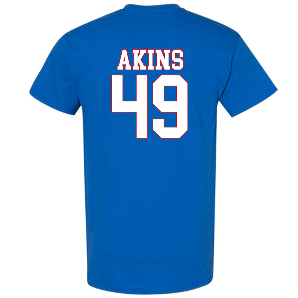 SMU - NCAA Football : nolan Akins - T-Shirt-1