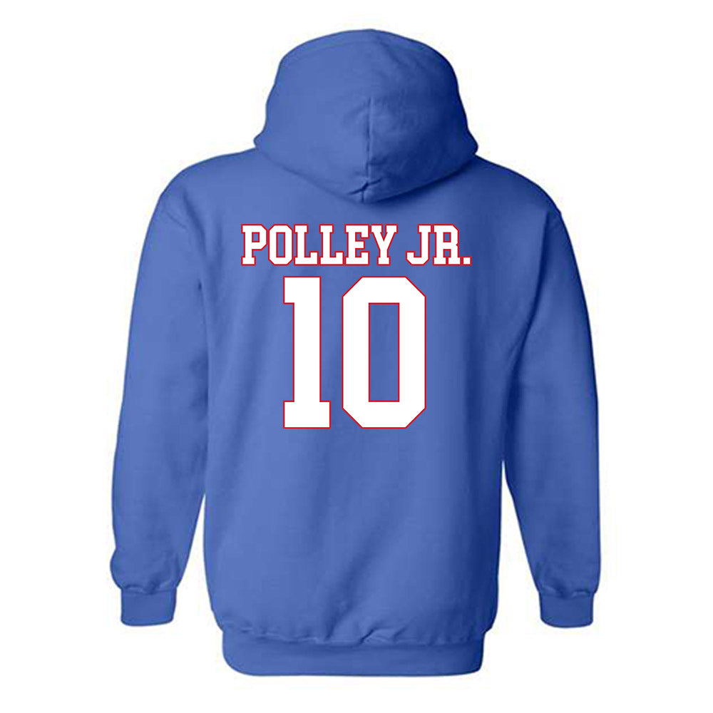 SMU - NCAA Football : Tyren Polley Jr. - Hooded Sweatshirt-1