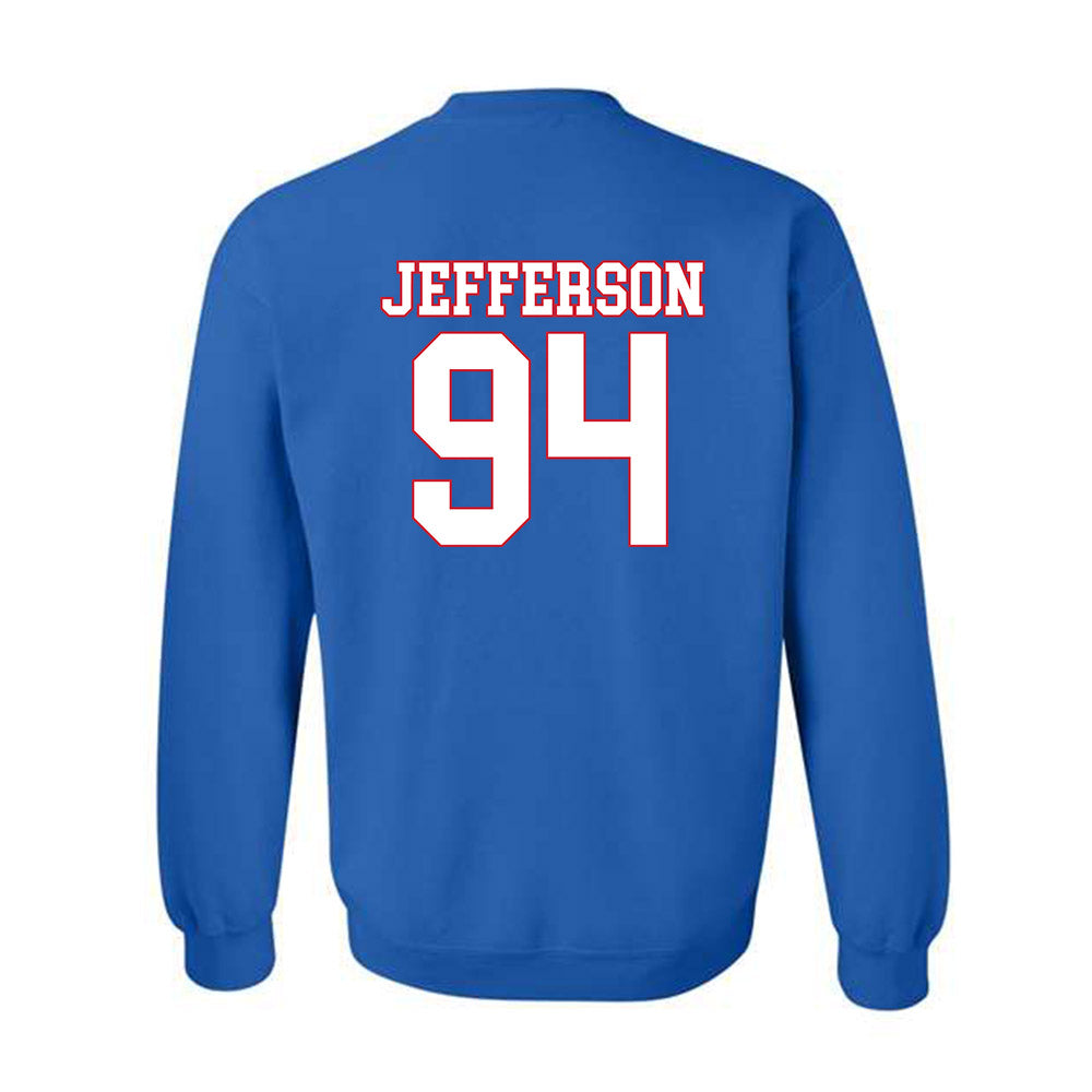 SMU - NCAA Football : Jonathan Jefferson - Crewneck Sweatshirt-1