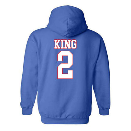 SMU - NCAA Women's Basketball : Zahra King - Hooded Sweatshirt-1