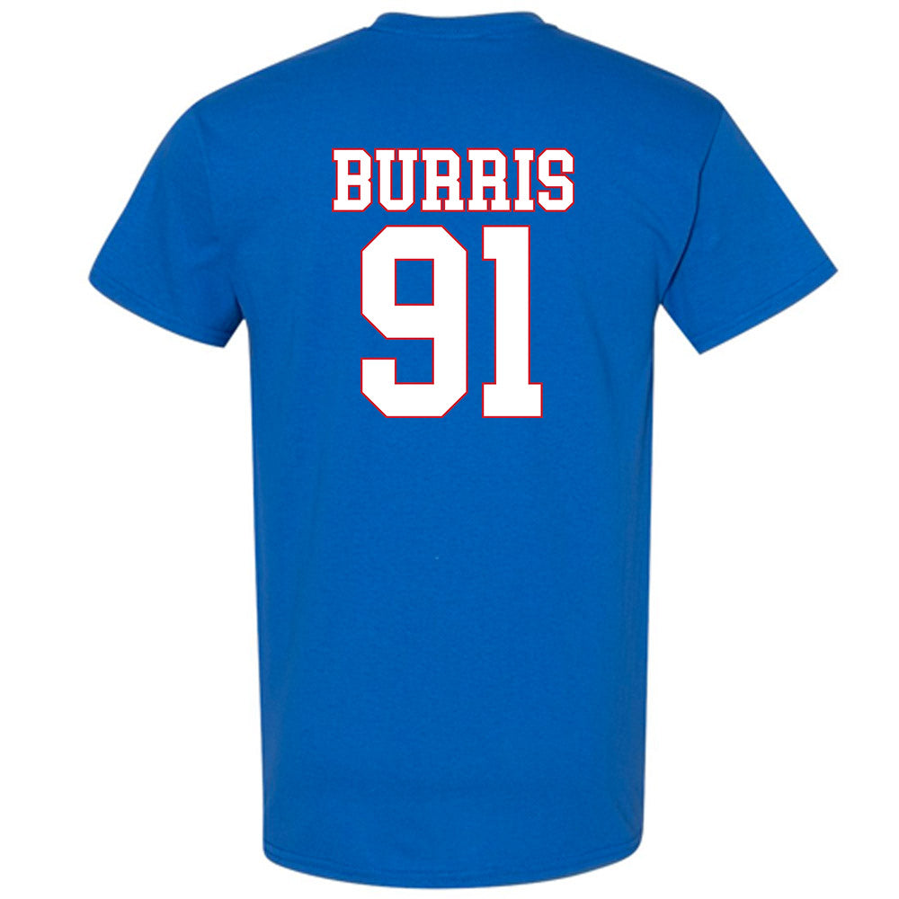 SMU - NCAA Football : Blake Burris - T-Shirt-1