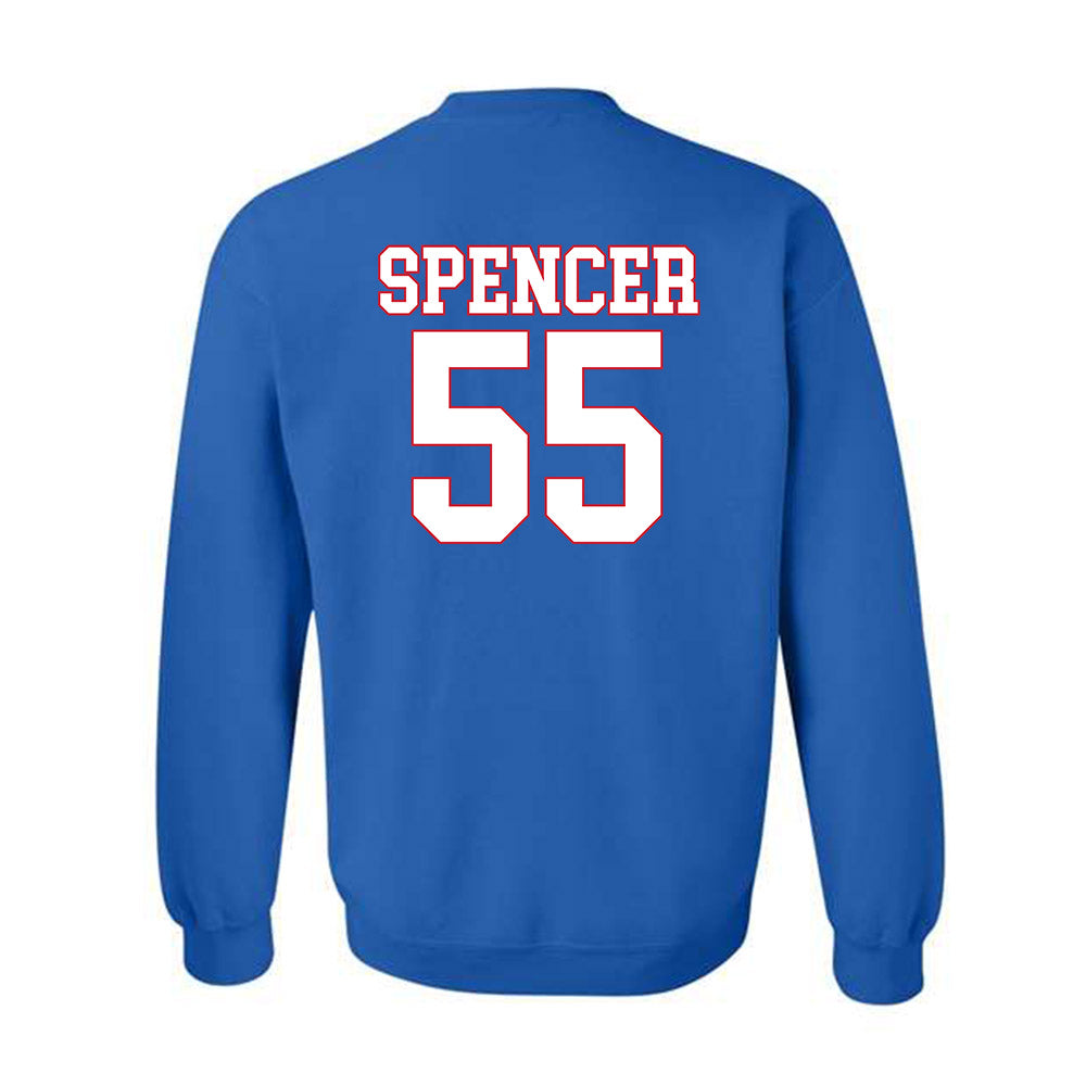 SMU - NCAA Football : Woo Spencer - Crewneck Sweatshirt-1