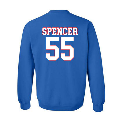 SMU - NCAA Football : Woo Spencer - Crewneck Sweatshirt-1
