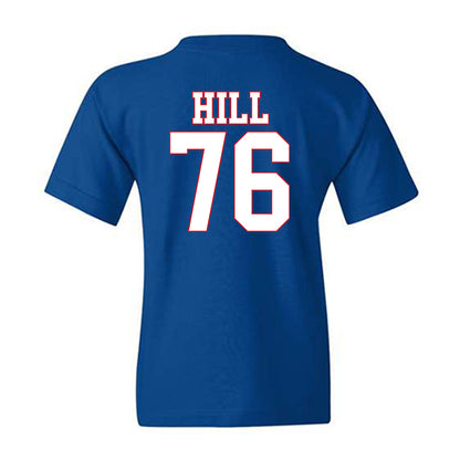SMU - NCAA Football : Drew Hill - Youth T-Shirt-1