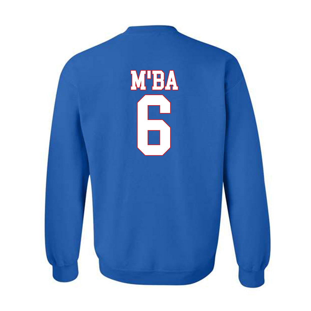 SMU - NCAA Football : Jeffrey M'ba - Crewneck Sweatshirt-1