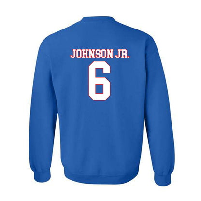 SMU - NCAA Football : Chris Johnson Jr. - Crewneck Sweatshirt-1