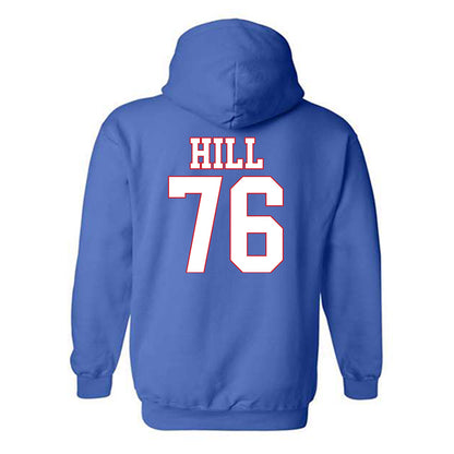 SMU - NCAA Football : Drew Hill - Hooded Sweatshirt-1