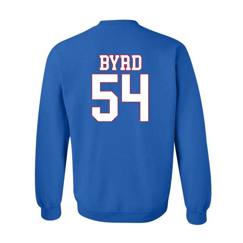 SMU - NCAA Football : Savion Byrd - Crewneck Sweatshirt-1