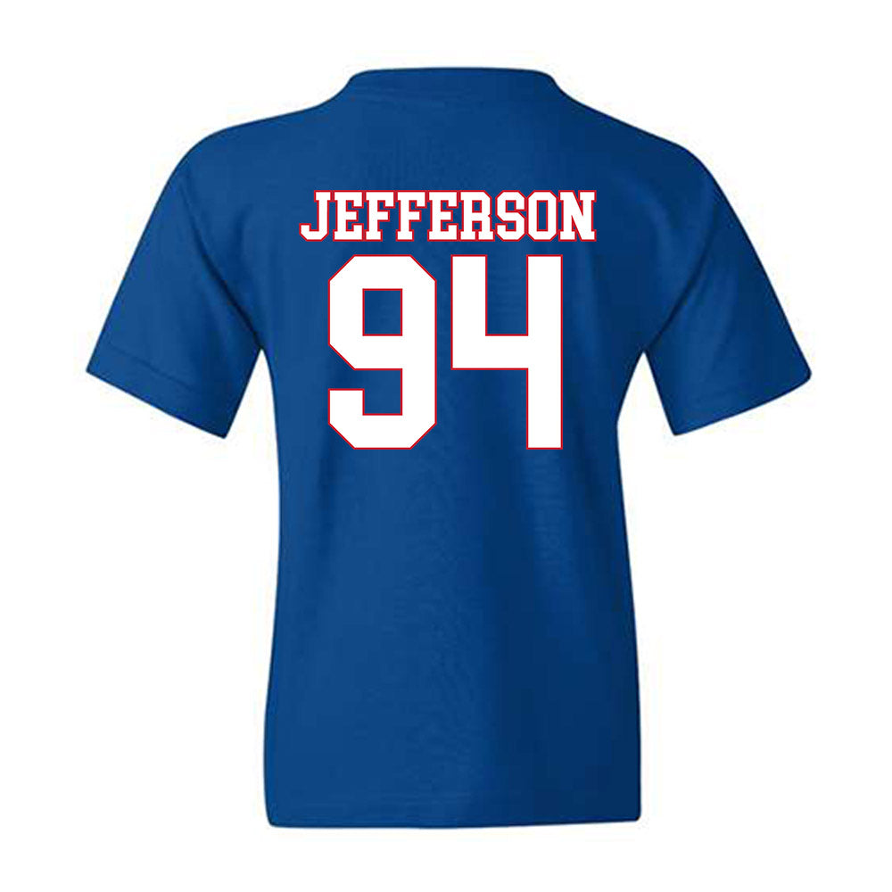 SMU - NCAA Football : Jonathan Jefferson - Youth T-Shirt-1