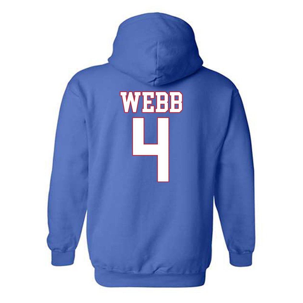 SMU - NCAA Football : Terry Webb - Hooded Sweatshirt-1