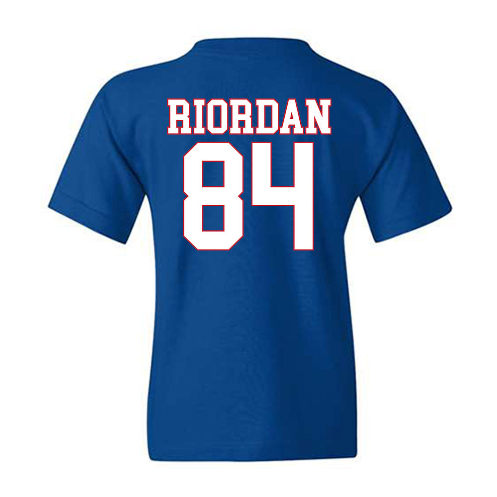 SMU - NCAA Football : Tripp Riordan - Youth T-Shirt-1
