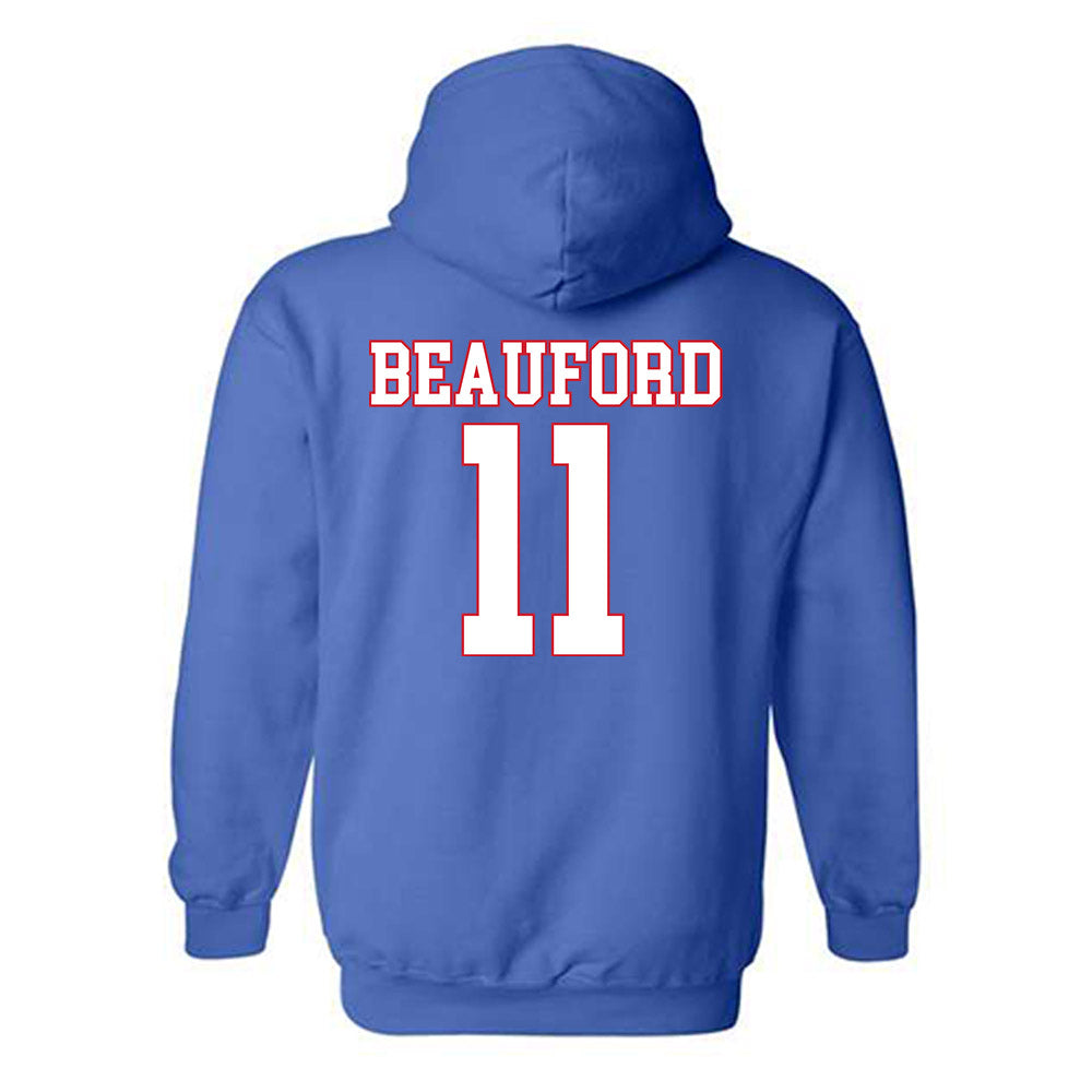 SMU - NCAA Women's Volleyball : Hannah Beauford - Hooded Sweatshirt-1