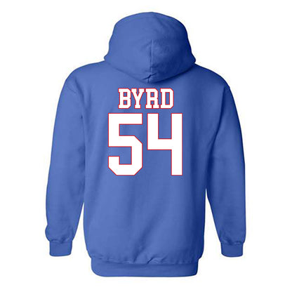 SMU - NCAA Football : Savion Byrd - Hooded Sweatshirt-1