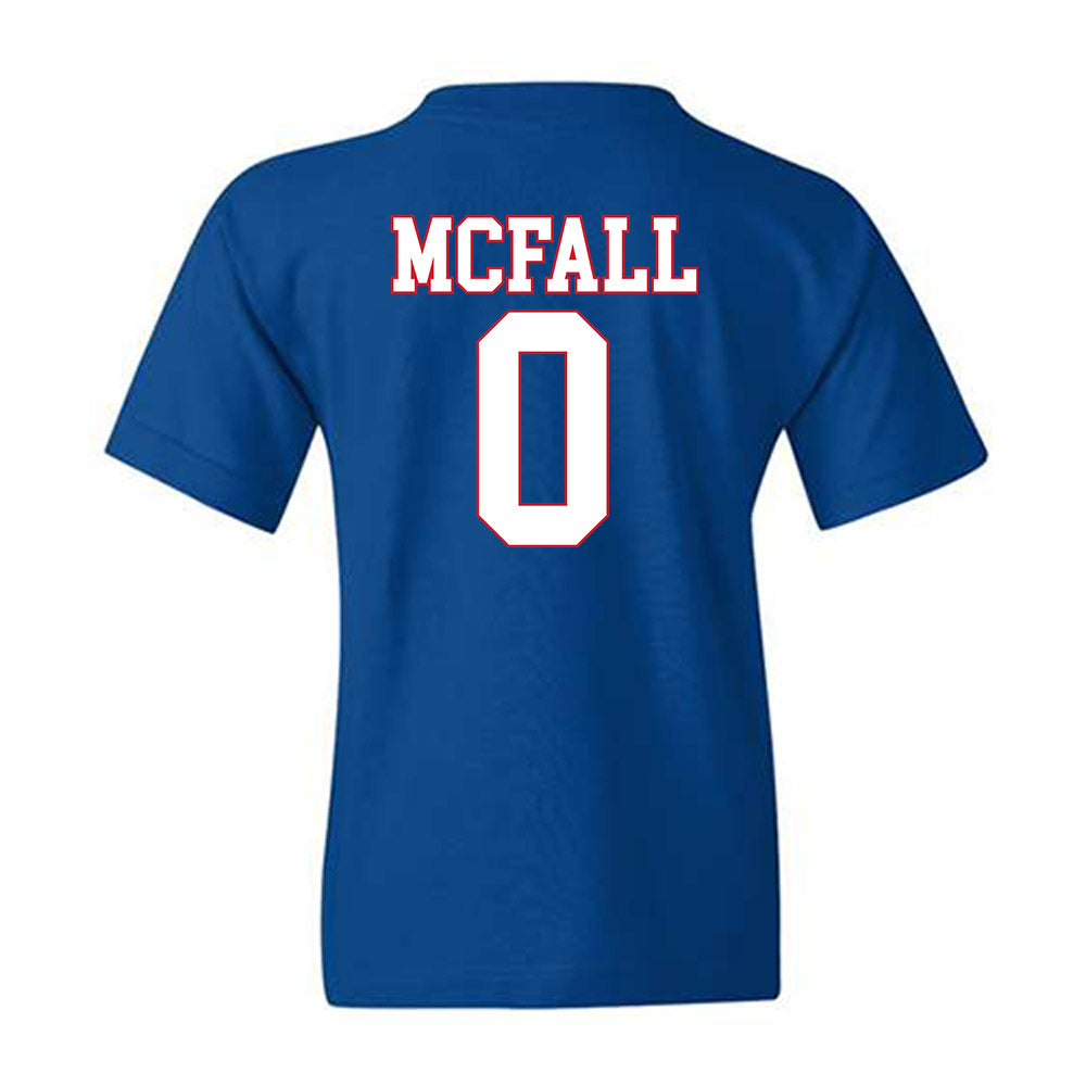 SMU - NCAA Football : Derrick McFall - Youth T-Shirt-1