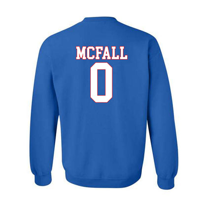 SMU - NCAA Football : Derrick McFall - Crewneck Sweatshirt-1