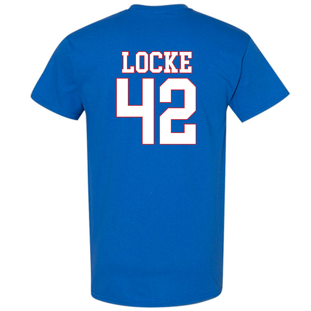 SMU - NCAA Football : Will Locke - T-Shirt-1