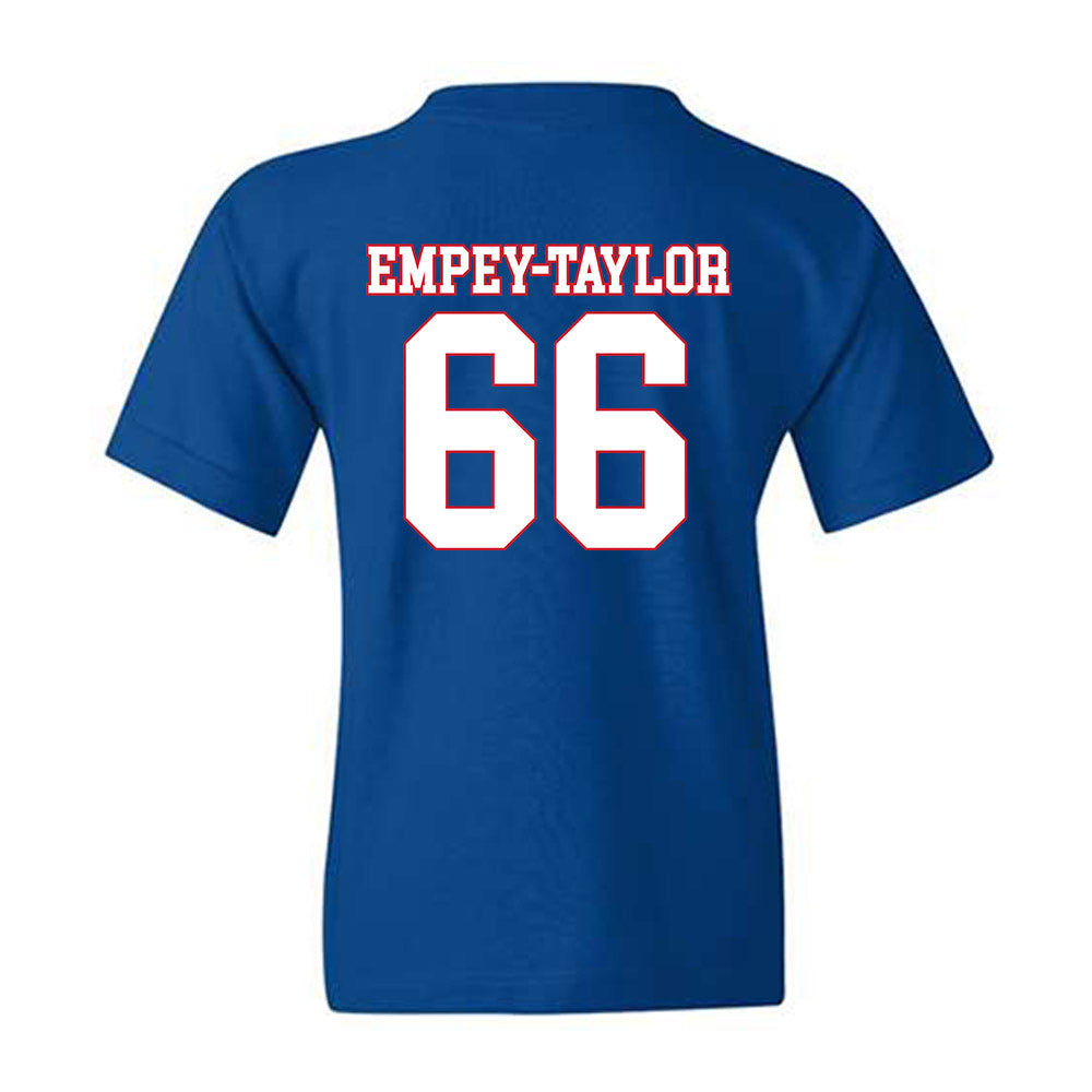 SMU - NCAA Women's Soccer : Haven Empey-Taylor - Youth T-Shirt-1