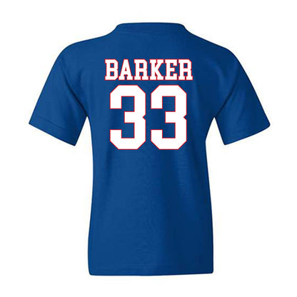 SMU - NCAA Football : Zakye Barker - Youth T-Shirt-1