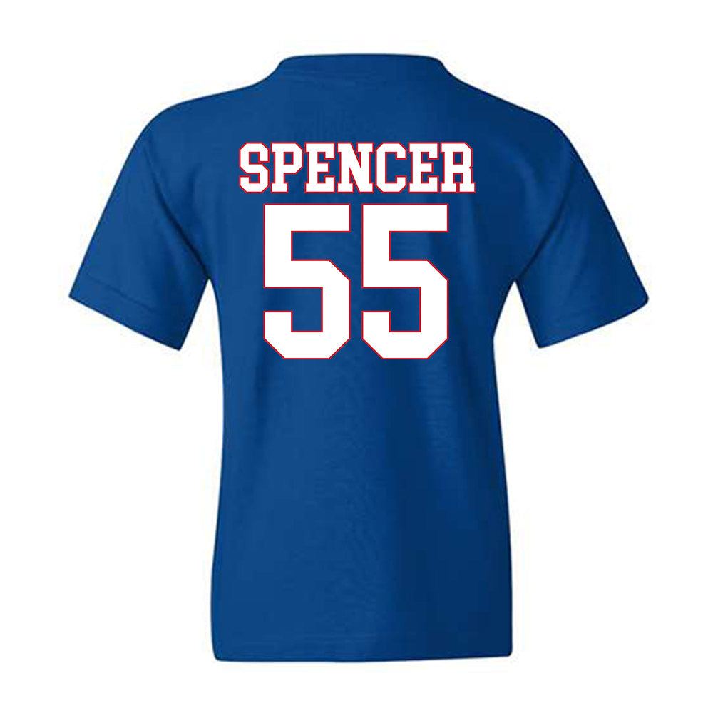 SMU - NCAA Football : Woo Spencer - Youth T-Shirt-1
