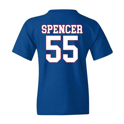 SMU - NCAA Football : Woo Spencer - Youth T-Shirt-1
