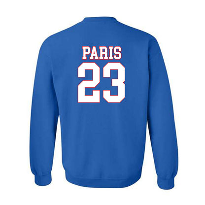 SMU - NCAA Women's Basketball : Paulina Paris - Crewneck Sweatshirt-1