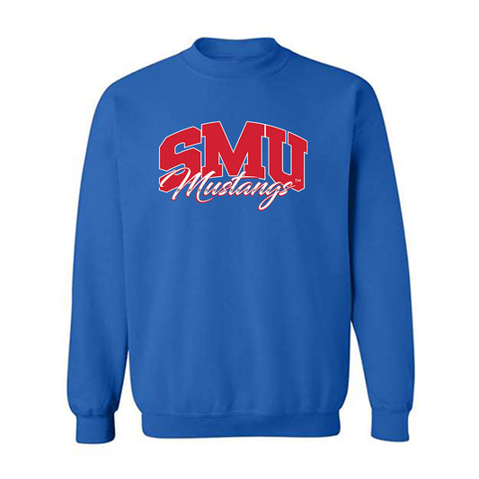 SMU - NCAA Football : Will Locke - Crewneck Sweatshirt-0