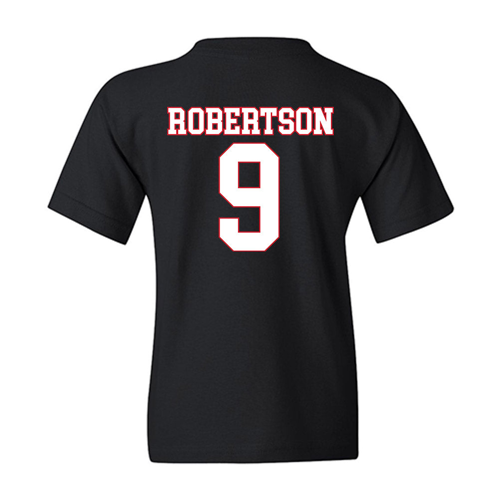 SMU - NCAA Football : Cameron Robertson - Youth T-Shirt-1