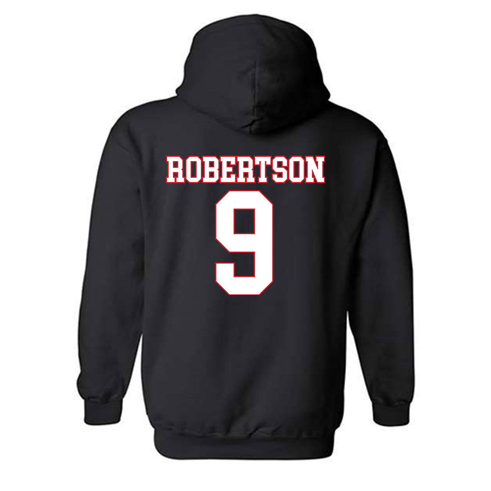 SMU - NCAA Football : Cameron Robertson - Hooded Sweatshirt-1