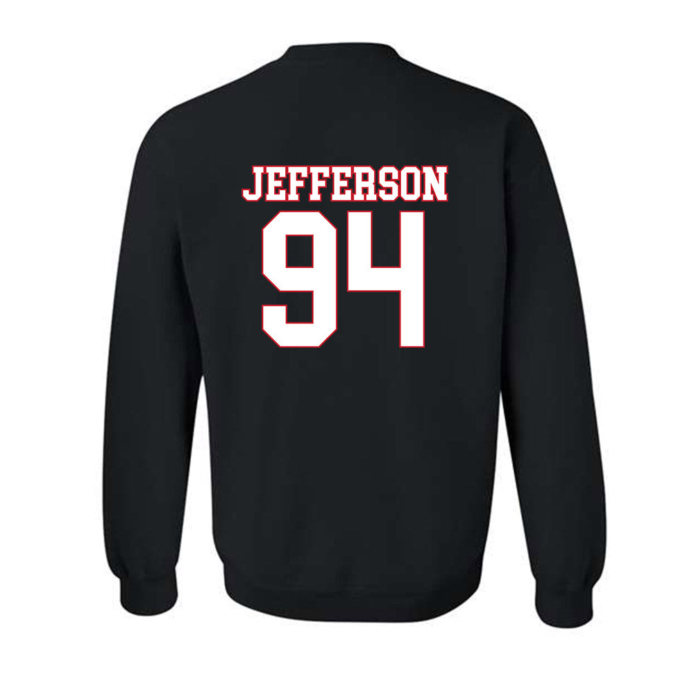 SMU - NCAA Football : Jonathan Jefferson - Crewneck Sweatshirt-1
