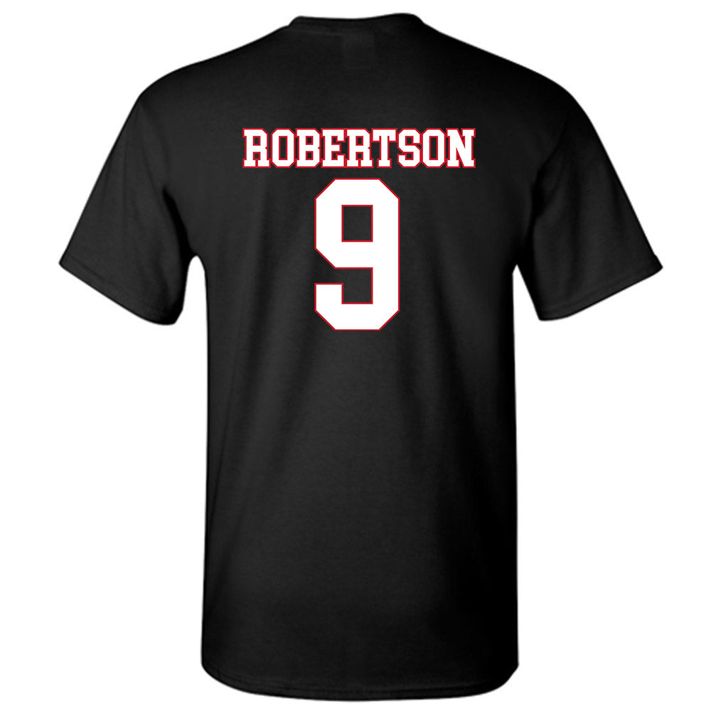 SMU - NCAA Football : Cameron Robertson - T-Shirt-1