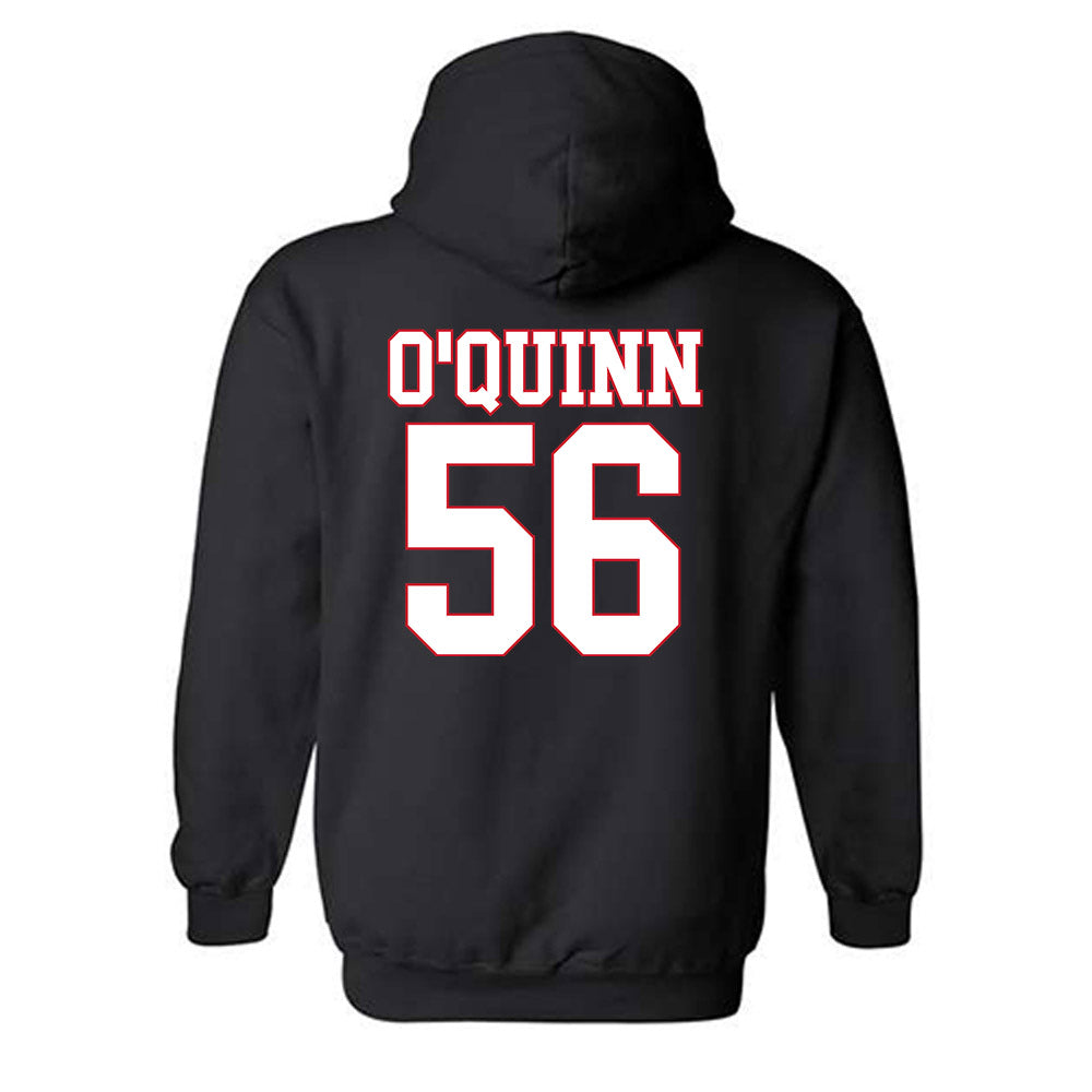 SMU - NCAA Football : Brock O'Quinn - Hooded Sweatshirt-1