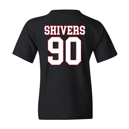 SMU - NCAA Football : Jalen Shivers - Youth T-Shirt-1