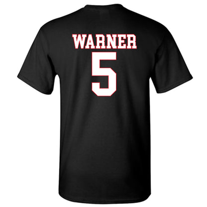 SMU - NCAA Football : DJ Warner - T-Shirt-1