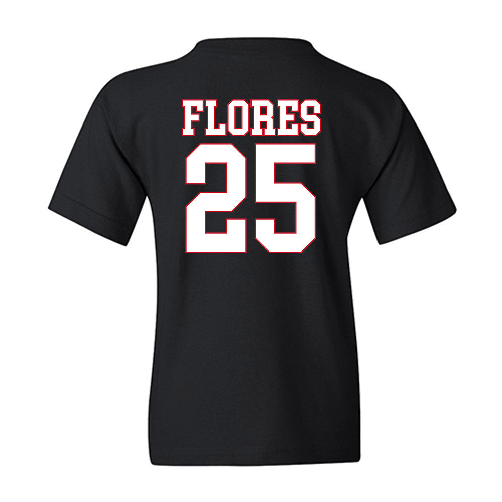 SMU - NCAA Men's Soccer : Luis Flores - Youth T-Shirt-1