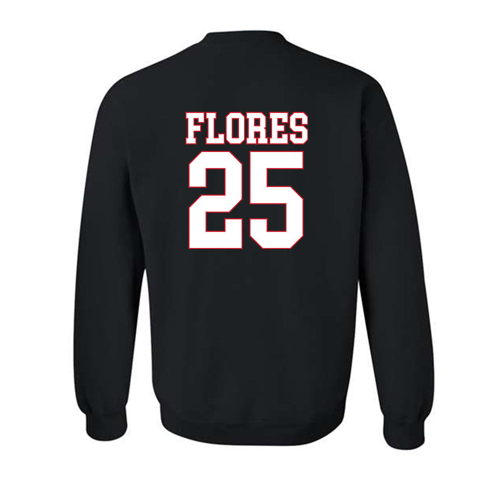 SMU - NCAA Men's Soccer : Luis Flores - Crewneck Sweatshirt-1