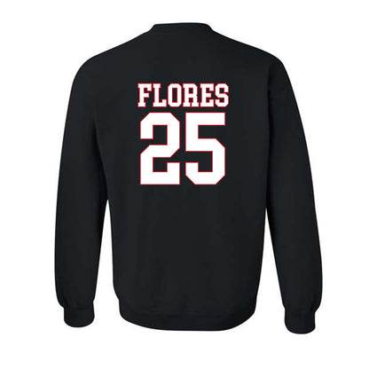 SMU - NCAA Men's Soccer : Luis Flores - Crewneck Sweatshirt-1