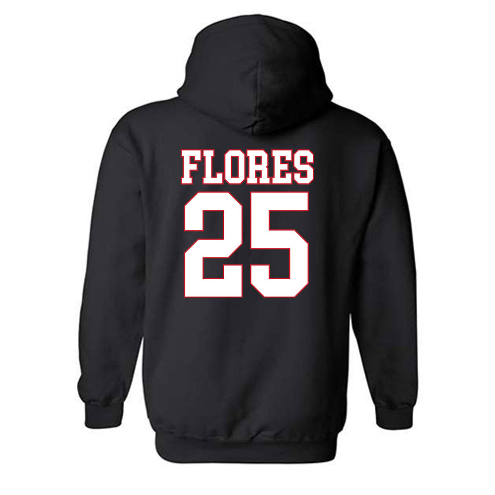 SMU - NCAA Men's Soccer : Luis Flores - Hooded Sweatshirt-1